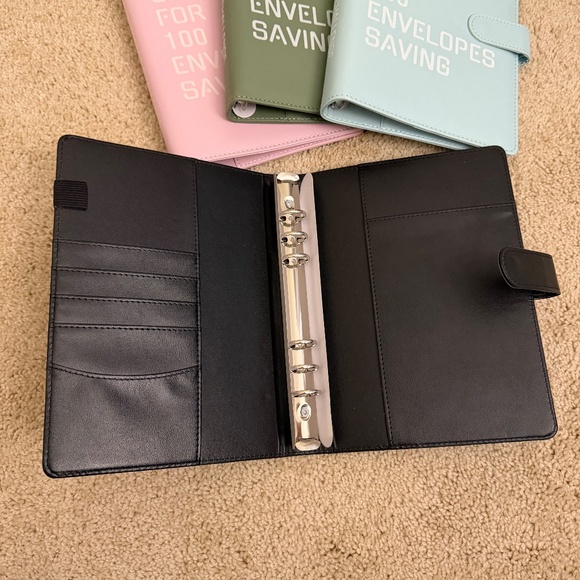 BLACK 100 Money Savings Challenge A5 Money Binder Book Money Budget Book Budget - Picture 2 of 6